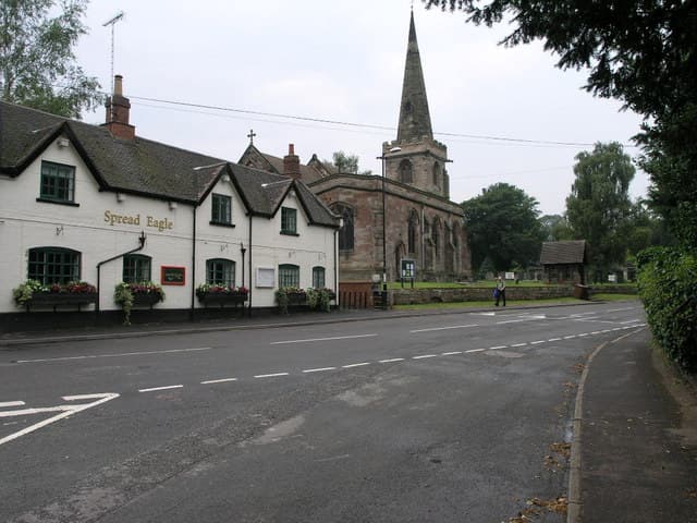 Saint Mary's Church in Burton-on-Trent, Staffordshire