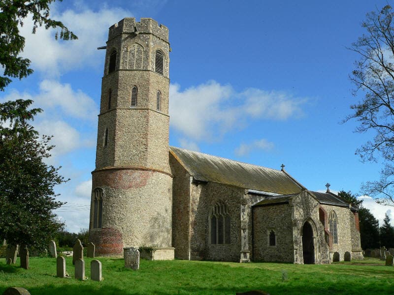 Church of St Margaret in Topcroft, Norfolk