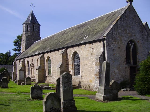 Pencaitland Parish Church and Burial-Ground, Easter Pencaitland in Tranent, East Lothian