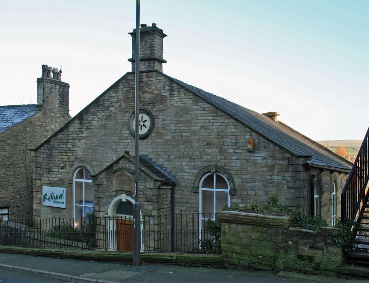 New Mills Free Church in Stockport, Cheshire