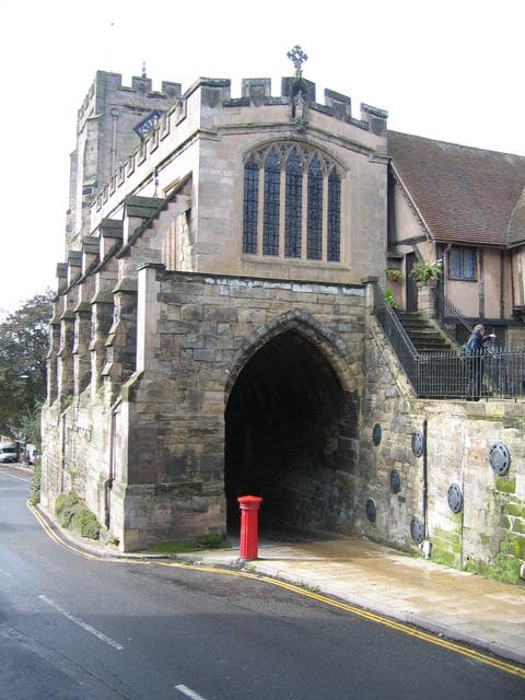 St James Chapel West Gate in Warwick, Warwickshire