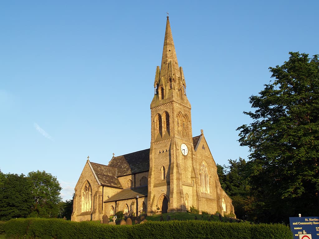 Church of Saint Martin in Rochdale, Greater Manchester