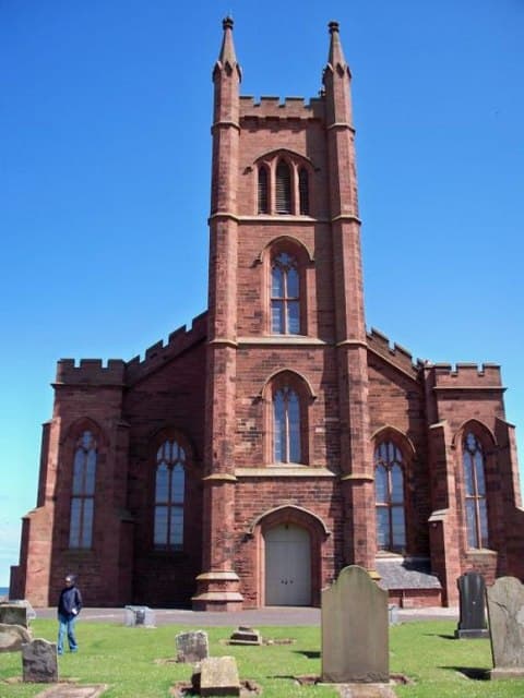 Dunbar Collegiate Church in Dunbar, East Lothian