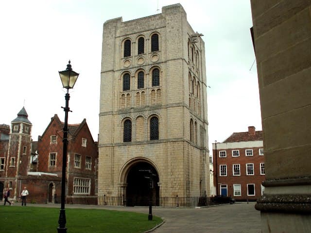 Norman Tower in Bury St Edmunds, Suffolk