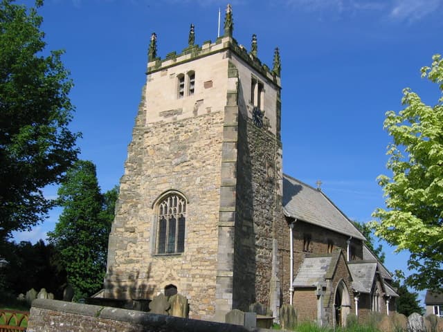 Church of All Saints in Terrington, North Yorkshire