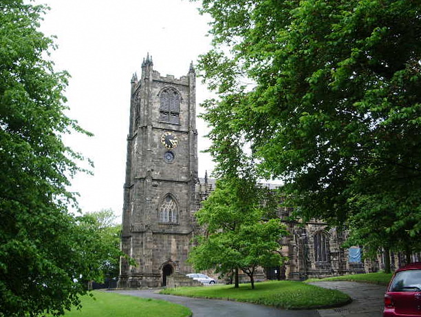 Lancaster Priory in Lancaster, Lancashire