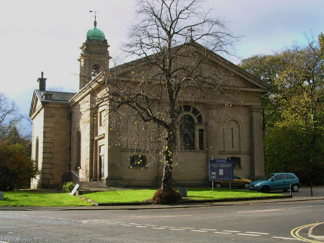 Church of St John the Baptist in High Peak, Derbyshire