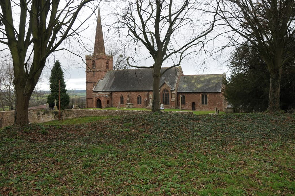 Church of St John the Baptist in King's Caple, Herefordshire