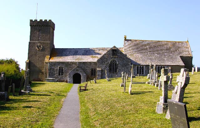 St Carantoc's Church in Crantock, Cornwall