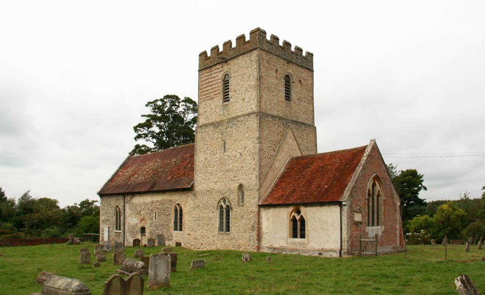 Church of St Peter in Ousden, Suffolk