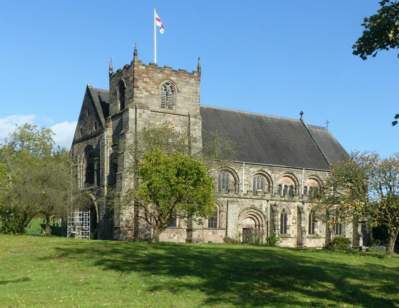 Saint Mary's Priory Church in Burton-on-Trent, Staffordshire