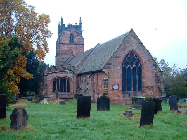Church of St James in Longdon, Staffordshire