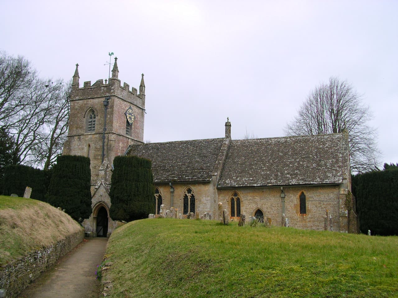 Church of St Peter, Upper Slaughter in Cheltenham, Gloucestershire