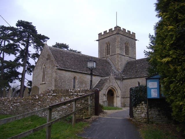 Church of St Mary the Virgin, Meysey Hampton in Maiseyhampton, Gloucestershire