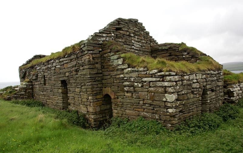 Eynhallow Church in Evie, Orkney