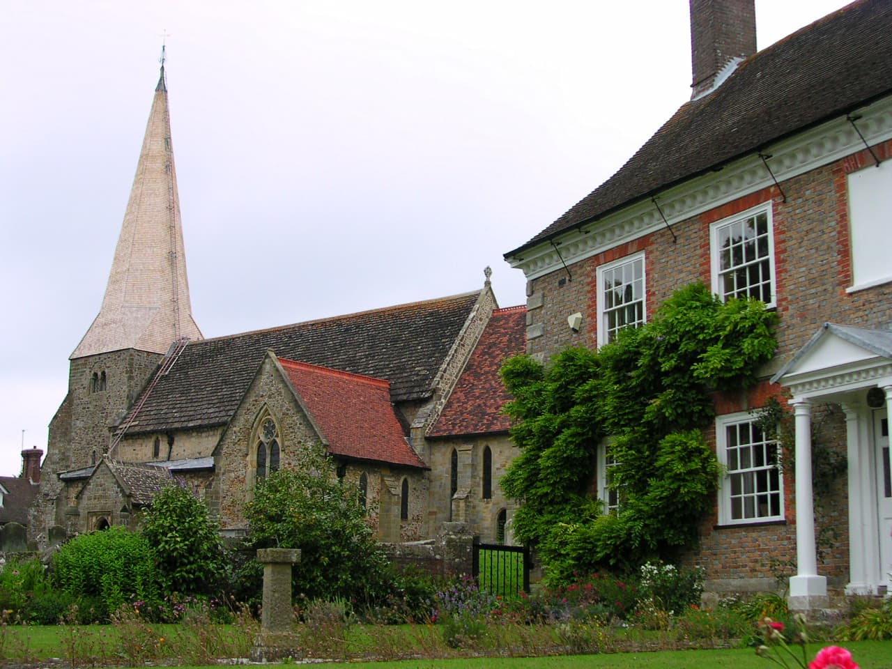 The Parish Church of St Andrew and St Mary, Fletching in Lewes, East Sussex