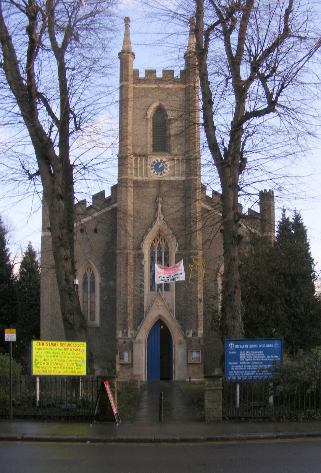 St James' Church, Enfield Highway in Enfield, Greater London