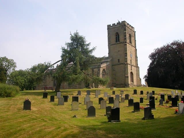 Church of St John the Baptist in Nuneaton, Warwickshire