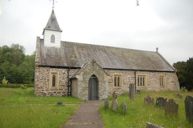St Michael's Church in Manafon, Powys
