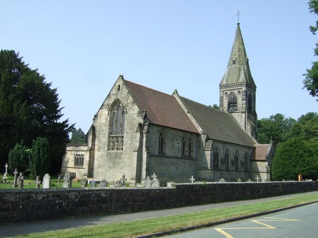 Church of All Saints in Burton-on-Trent, Staffordshire