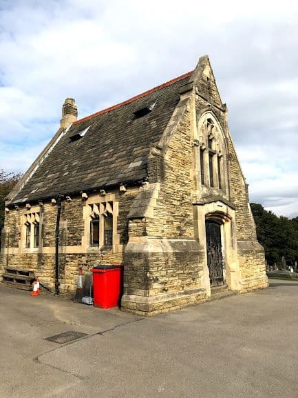 Chapel At Intake Cemetery in Sheffield, South Yorkshire