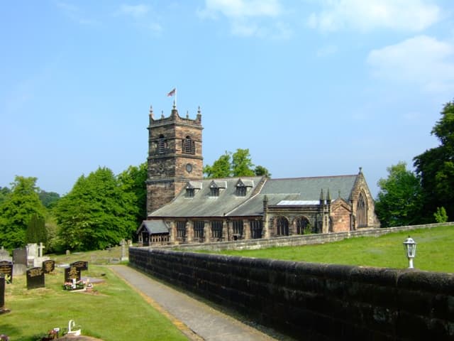 St Mary's Church, Rostherne in Altrincham, Cheshire