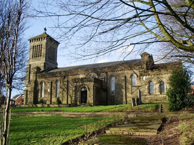 Church of St John the Evangelist in Salford, Greater Manchester