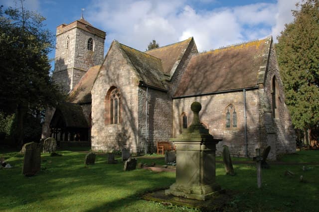Church of St Peter and St Paul in Birtsmorton, Worcestershire