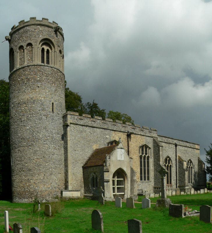 Church of St Nicholas in The Saxhams, Suffolk
