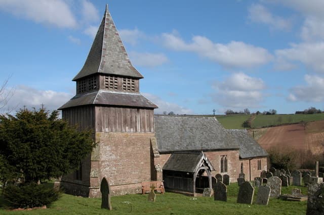 Church of St John the Baptist in Orcop, Herefordshire