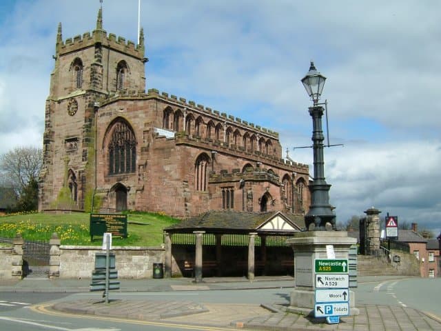 St James' Church, Audlem in Audlem, Cheshire