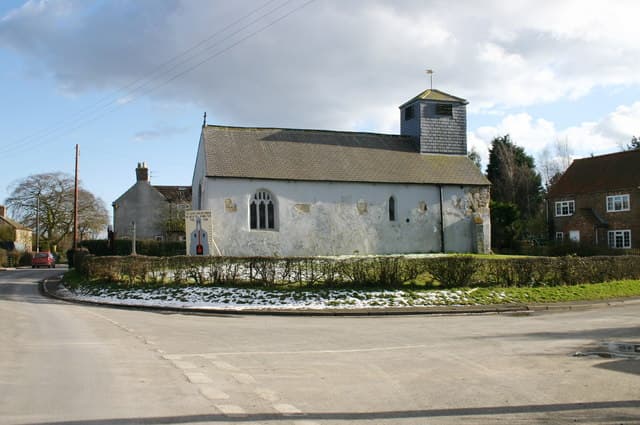 St. Giles Church Bielby in York, East Riding of Yorkshire