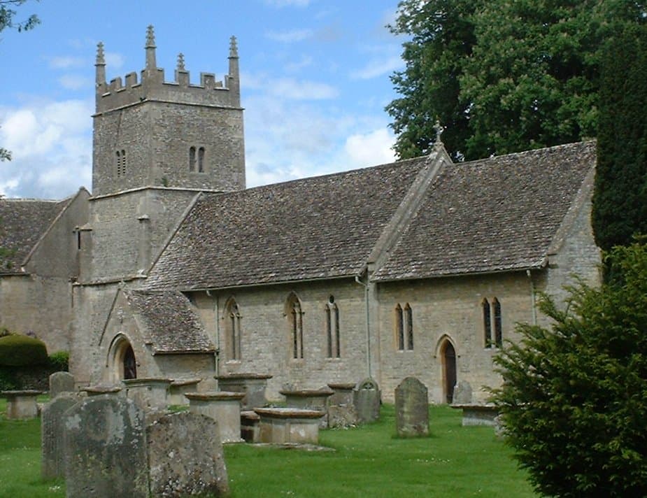 Church of All Saints in Somerford Keynes, Gloucestershire