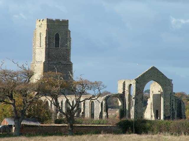 St Andrew's Church, Covehithe in Covehithe, Suffolk