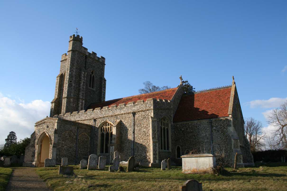 Church of St Edmund in Edwardstone, Suffolk