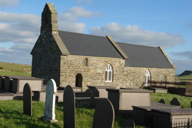 St. Rhwydru's Church in Cemaes Bay, Gwynedd