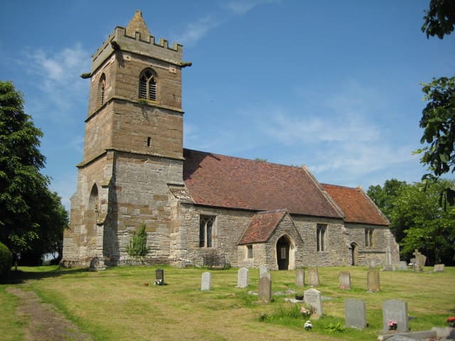 Church of St John the Baptist in Grafton Flyford, Worcestershire