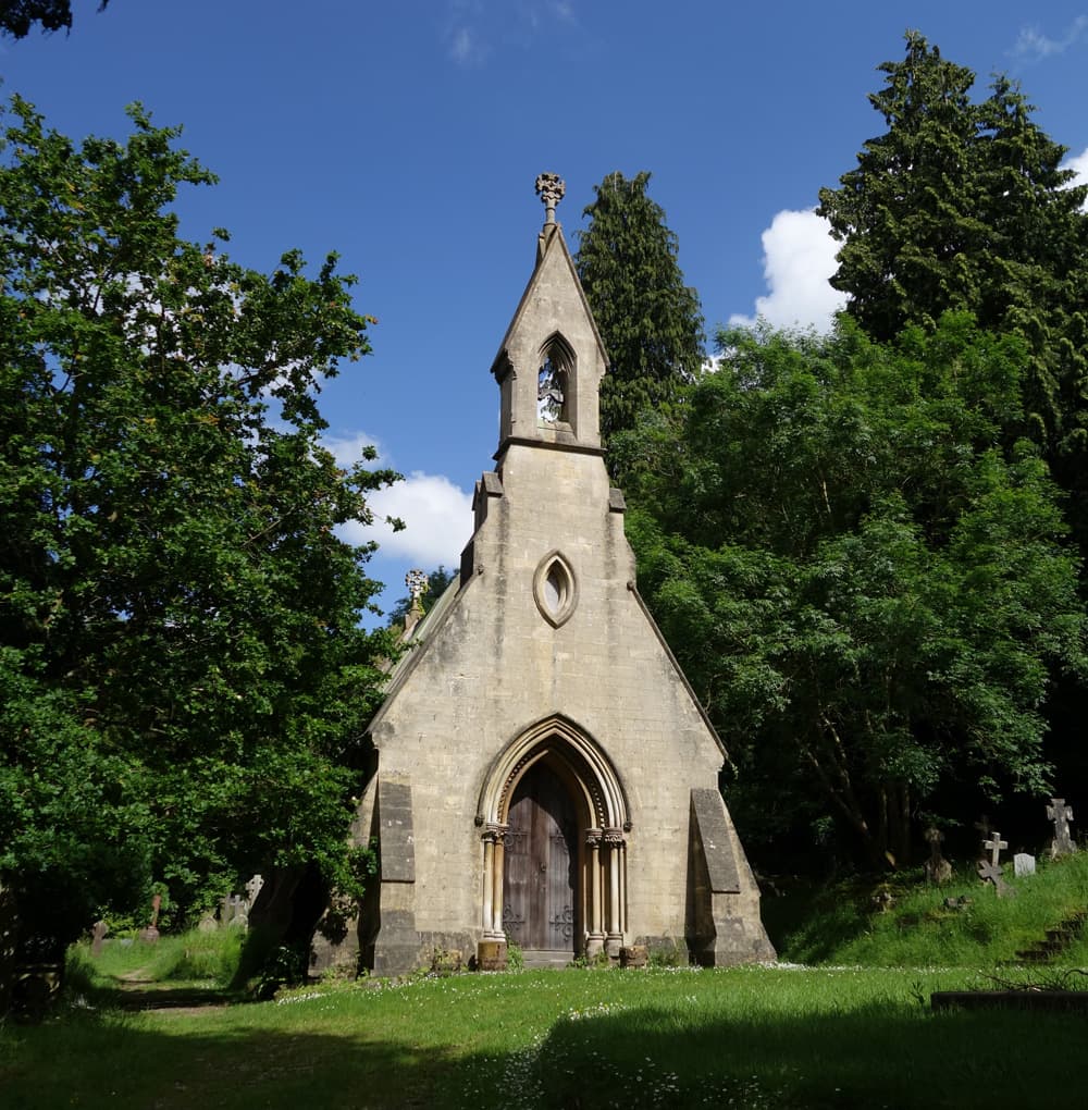Anglican Cemetery Chapel, St Mary's Churchyard in Bath, Somerset