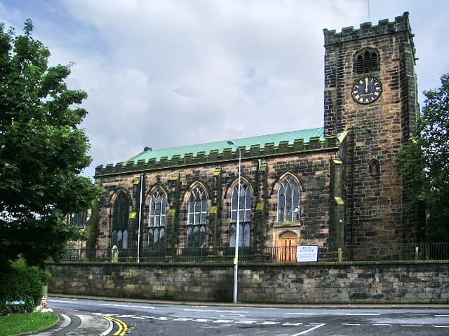 St Andrew's Leyland Parish Church in Leyland, Lancashire