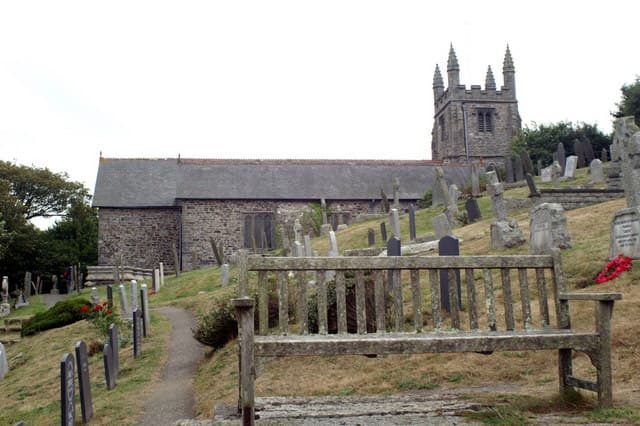 Church of St Genesius in St Gennys, Cornwall