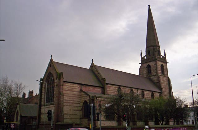 Church of Saint John the Baptist in Liverpool, Merseyside