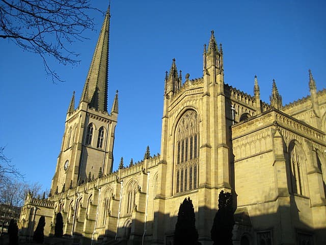 Wakefield Cathedral in Wakefield, West Yorkshire