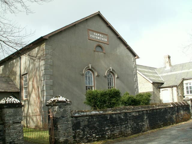 Ebenezer Wesleyan Chapel in Blaenrheidol, Ceredigion