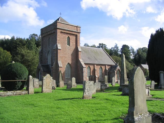 Hobkirk Church and Graveyard in Hawick, Scottish Borders