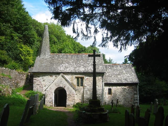 Culbone Church in Culbone, Somerset