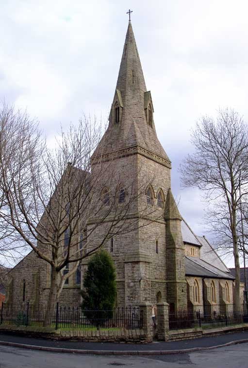 Church of St James in Oldham, Greater Manchester