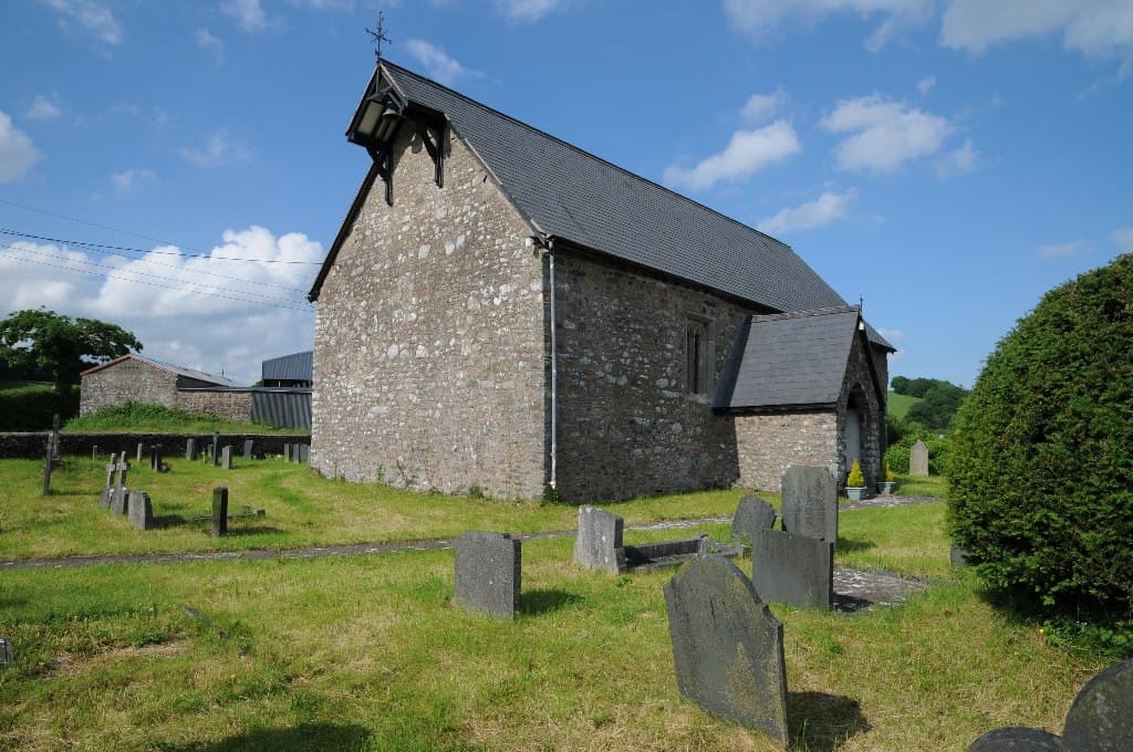 St Mary's Church in Dwyriw, Powys