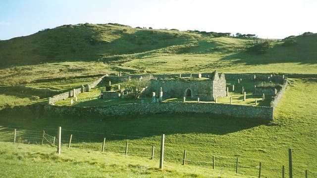 Kilkivan, Old Parish Church and graveyard in Campbeltown, Argyll and Bute