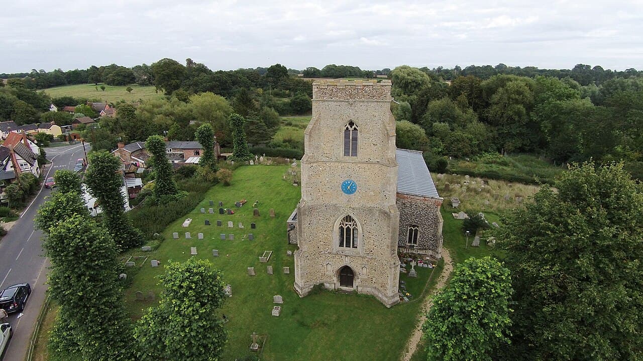 Church of St Mary the Virgin in Stowmarket, Suffolk