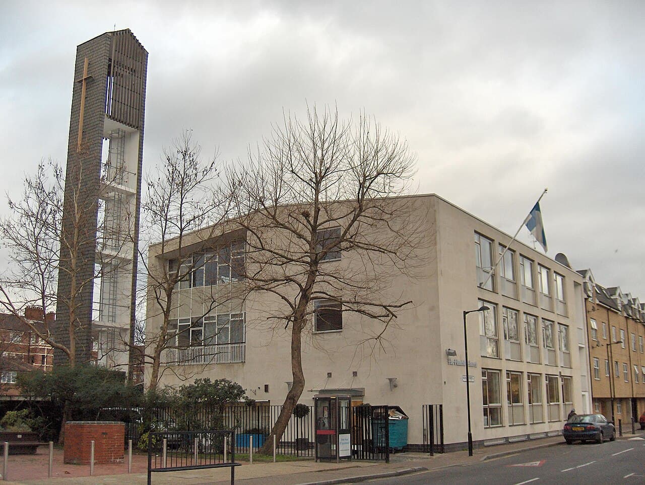 The Finnish Church Including Attached Tower in London, Greater London